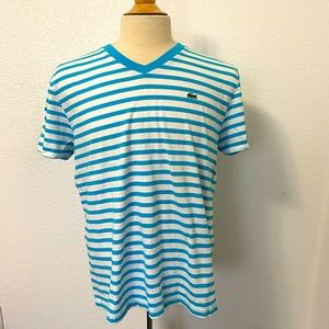 Lacoste 100% Cotton V-neck